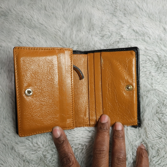 **Authentic**Gucci GG Marmont Brown and Black Leather Card Case Wallet - Picture 10 of 14